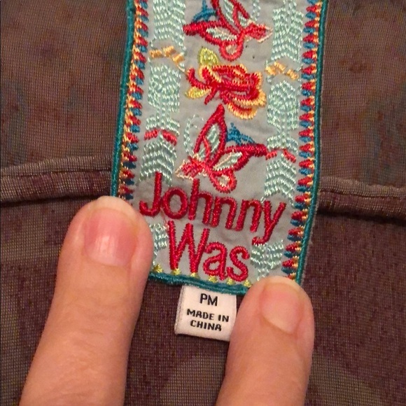 Johnny Was Colorful Embroidered Label - Picture 2 of 9
